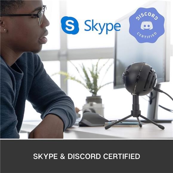 Logitech for Creators BlueSnowball iCE USB Microphone for PC, Mac, Gaming - Picture 4 of 6